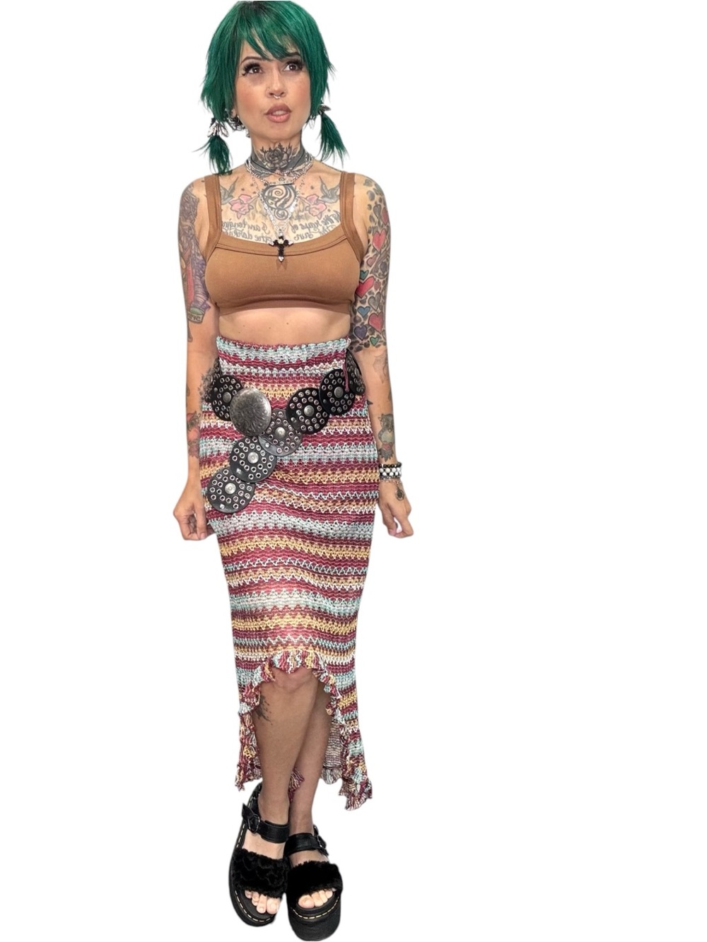 No Boundaries Crochet skirt